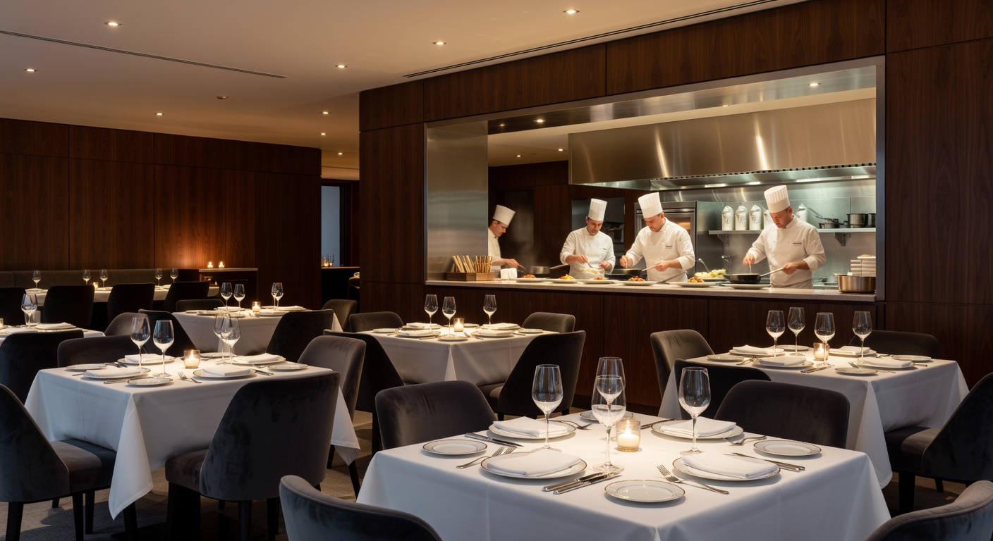 Lumina Fine Dining restaurant interior