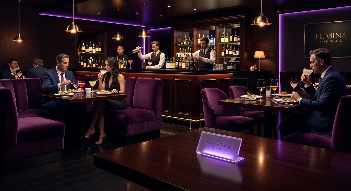 The Violet Lounge cocktail bar